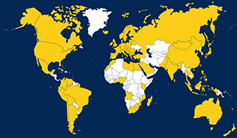 Países ativos